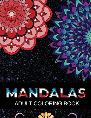 Book cover for Mandalas adult coloring book