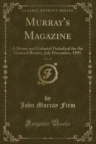 Cover of Murray's Magazine, Vol. 10