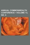 Book cover for Annual Commonwealth Conference