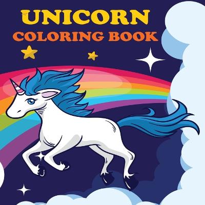 Book cover for Unicorn Coloring Book