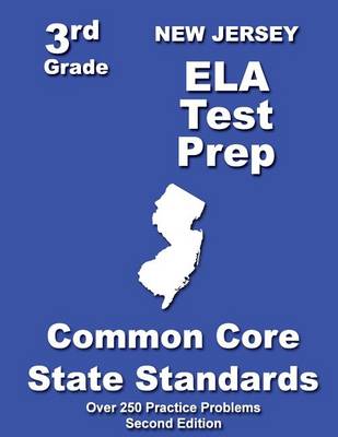 Book cover for New Jersey 3rd Grade ELA Test Prep