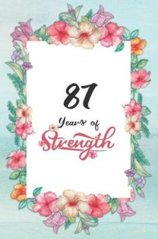 Cover of 87th Birthday Journal