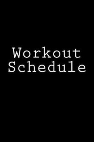 Cover of Workout Schedule