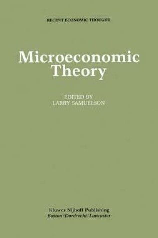 Cover of Microeconomic Theory