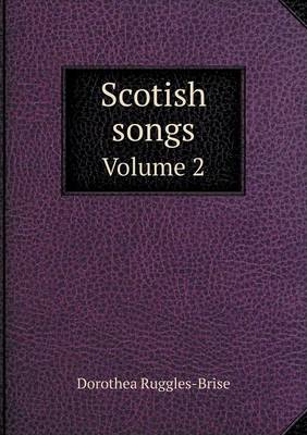 Book cover for Scotish songs Volume 2