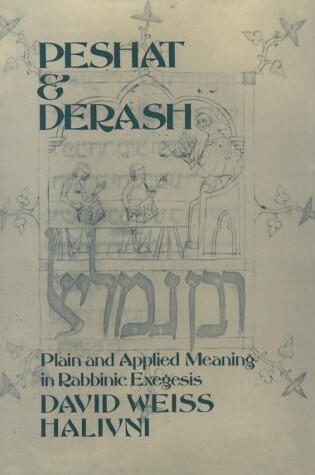 Cover of Peshat and Derash