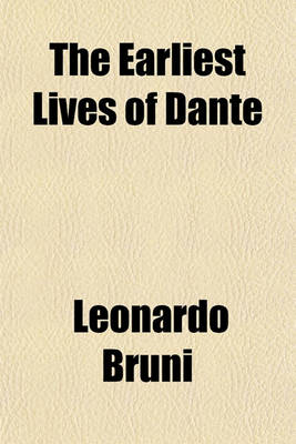 Book cover for The Earliest Lives of Dante