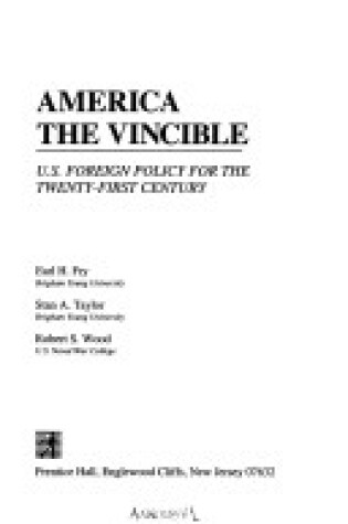 Cover of America the Vincible