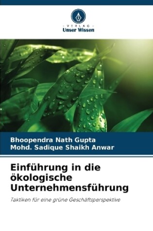 Cover of Einführung in die ökologische Unternehmensführung