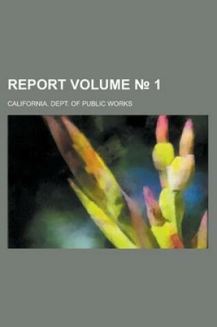 Cover of Report Volume 1