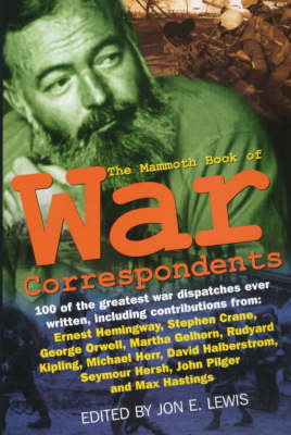 Cover of The Mammoth Book of War Correspondents