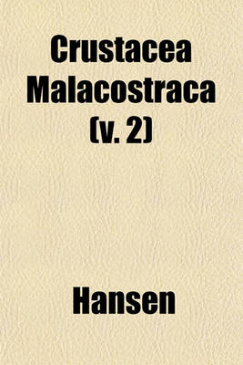 Book cover for Crustacea Malacostraca (V. 2)