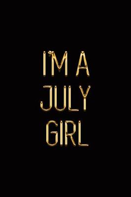 Book cover for I'm a July Girl