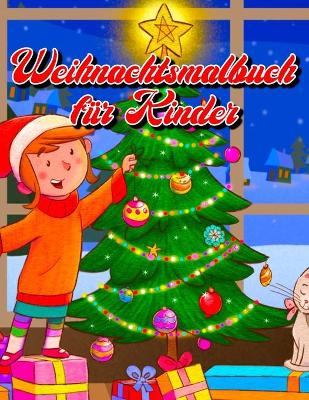 Book cover for Weihnachtsmalbuch fur Kinder