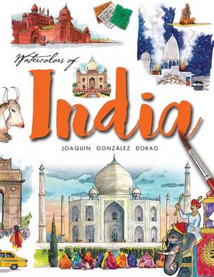 Book cover for Watercolors of India