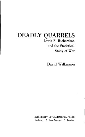 Book cover for Deadly Quarrels