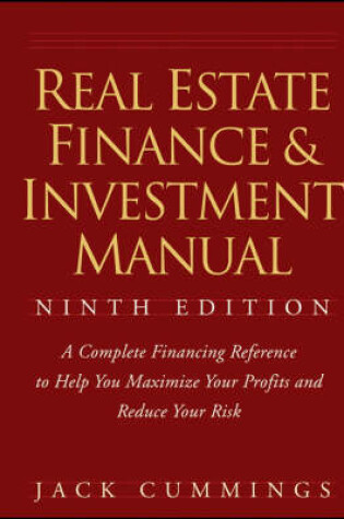 Cover of Real Estate Finance and Investment Manual