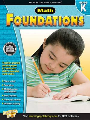 Book cover for Math Foundations, Grade K