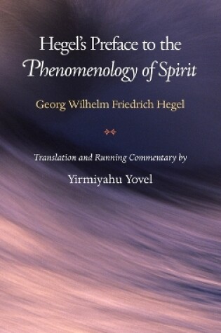 Cover of Hegel's Preface to the Phenomenology of Spirit