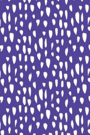 Cover of Journal Notebook Abstract Splashes Purple