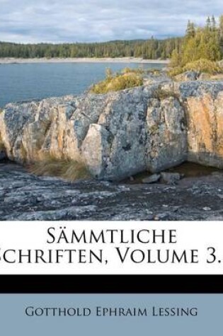 Cover of Sämmtliche Schriften, Volume 3...