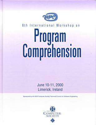 Book cover for International Workshop on Program Comprehension