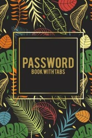 Cover of Password Book with Tabs