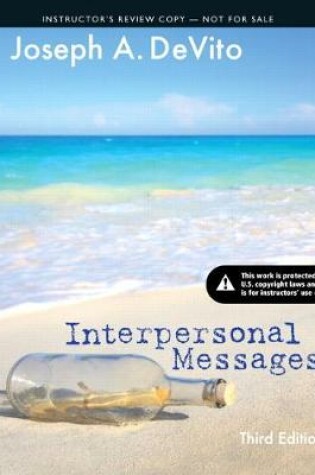 Cover of Instructor's Review Copy for Interpersonal Messages