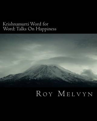 Book cover for Krishnamurti Word for Word