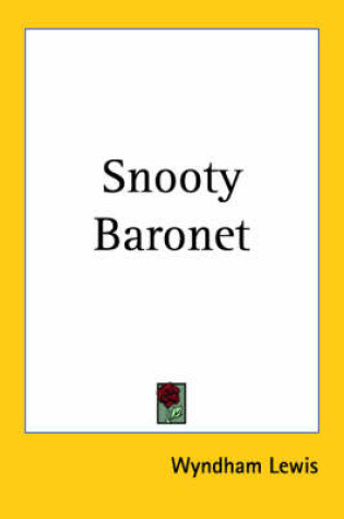Cover of Snooty Baronet