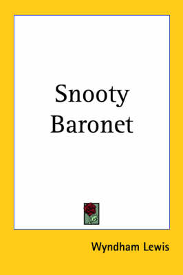 Book cover for Snooty Baronet