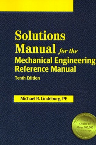 Cover of Solutions Manual for the Mechanical Engineering Reference Manual
