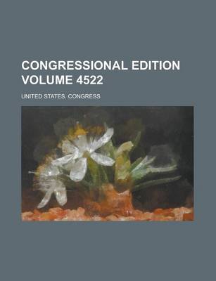 Book cover for Congressional Edition Volume 4522