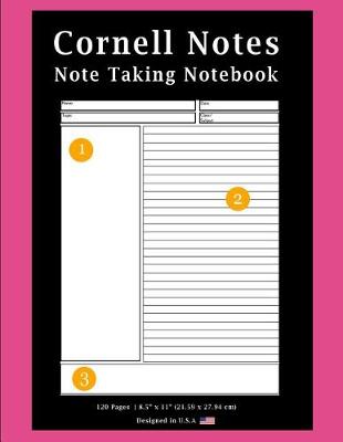 Book cover for Cornell Notes Note Taking Notebook