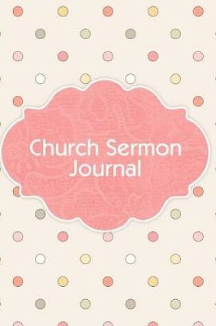 Cover of Church Sermon Journal