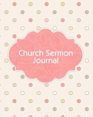 Book cover for Church Sermon Journal