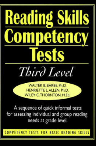 Cover of Ready-to-Use Reading Skills Competetency Tests