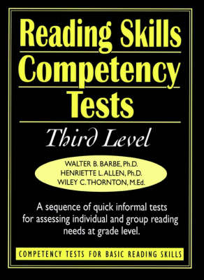 Book cover for Ready-to-Use Reading Skills Competetency Tests