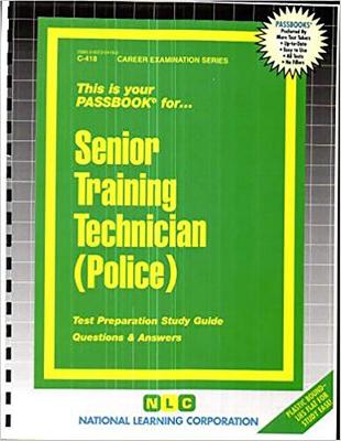 Cover of Senior Training Technician (Police)