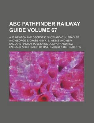 Book cover for ABC Pathfinder Railway Guide Volume 67