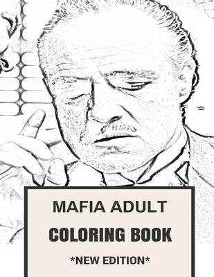 Book cover for Mafia Adult Coloring Book