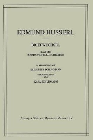 Cover of Briefwechsel