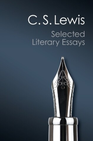 Cover of Selected Literary Essays