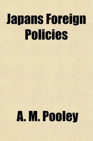 Cover of Japans Foreign Policies