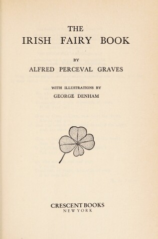 Cover of The Irish Fairy Book