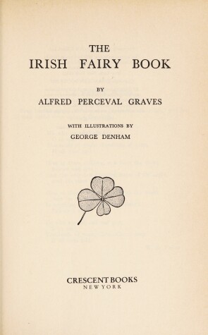 Book cover for The Irish Fairy Book