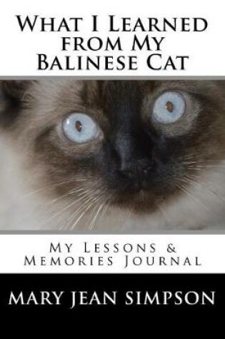 Cover of What I Learned from My Balinese Cat