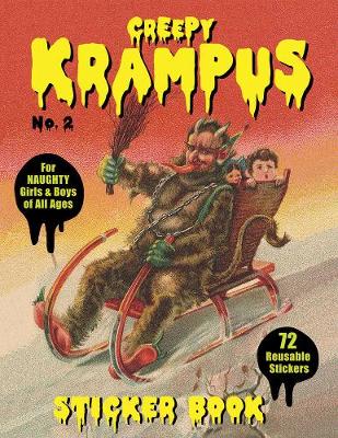 Book cover for Creepy Krampus Sticker Book No. 2