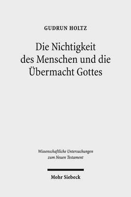 Book cover for Die Nichtigkeit des Menschen und die UEbermacht Gottes