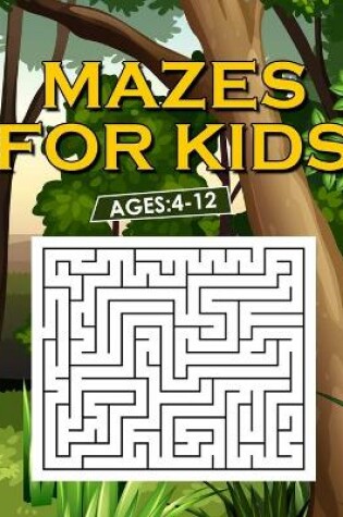 Cover of Mazes For Kids Ages 4-12